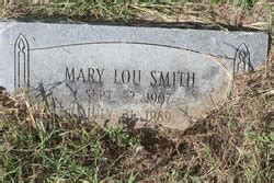 Mary Lou Smith 1907 1989 Find A Grave Memorial