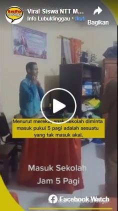 Viral Siswa NTT Masuk Sekolah Jam 5 Pagi Warganet Ini Ibu Ibunya