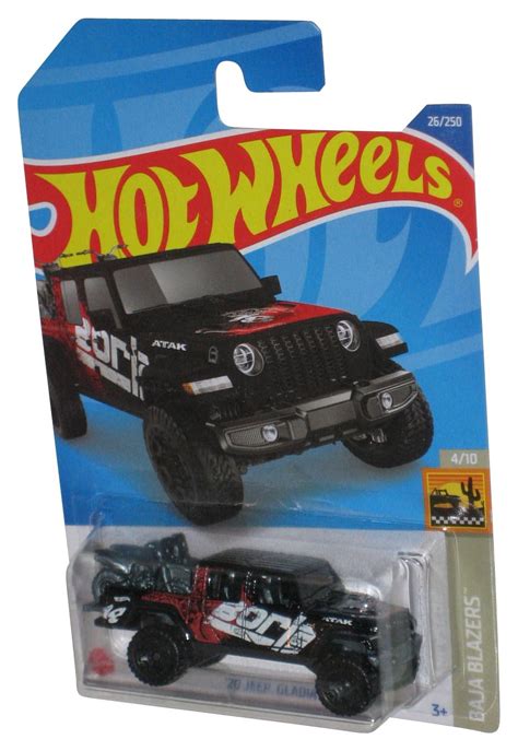 Hot Wheels Baja Blazers Black Jeep Gladiator Toy Truck Walmart