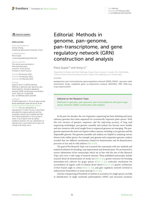 Pdf Editorial Methods In Genome Pan Genome Pan Transcriptome And