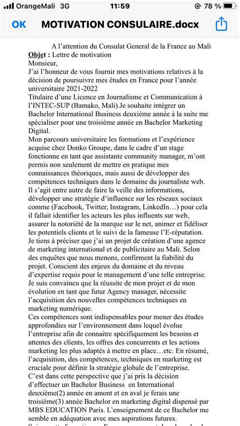 Lettre De Motivation Consulaire Lettre De Motivation WlH Community