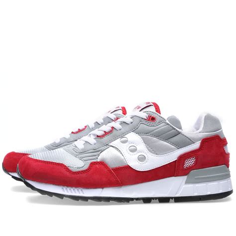 Saucony Shadow 5000 OG Premium Grey & Red | END. (SG)
