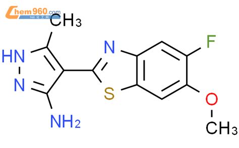 654063 40 8 1H Pyrazol 3 Amine 4 5 Fluoro 6 Methoxy 2 Benzothiazolyl