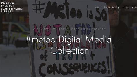 Report “challenge Of Archiving The Metoo Movement” Lj Infodocket