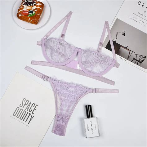 Hot Hot Lace With Underwire Sexy Breast Wrap Underwear For Women Sex Suit Black Sexy Big