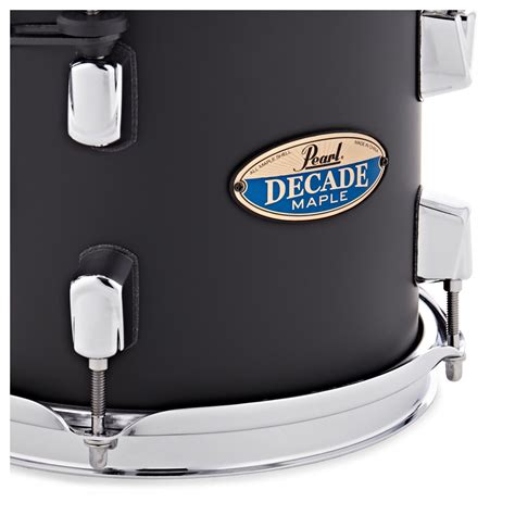 Pearl Decade Maple X Tom Satin Slate Black At Gear Music