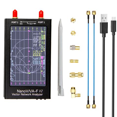 LZNanoVNA F V2 50KHz 3000MHz Vector Network Analyzer Digital Nano VNA