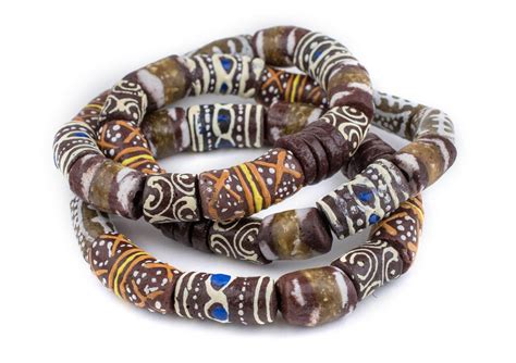 Brown African Bead Bracelet — The Bead Chest