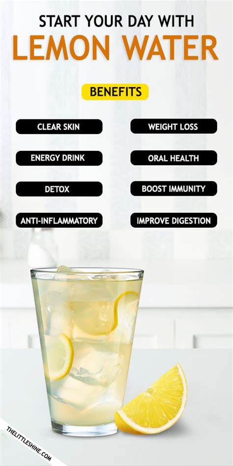 Lemon Water Recipe And Benefits The Little Shine