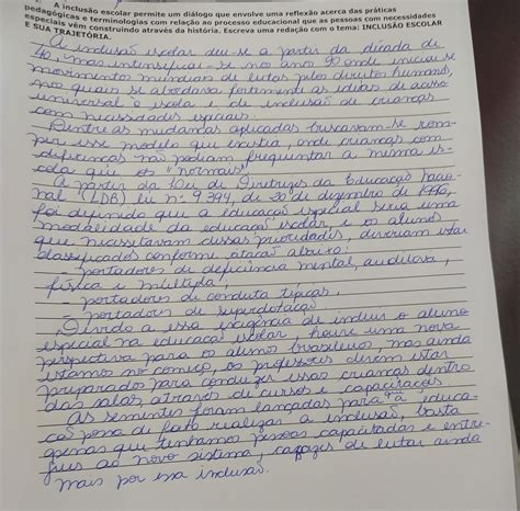 Redação Sobre Educação Inclusiva Braincp