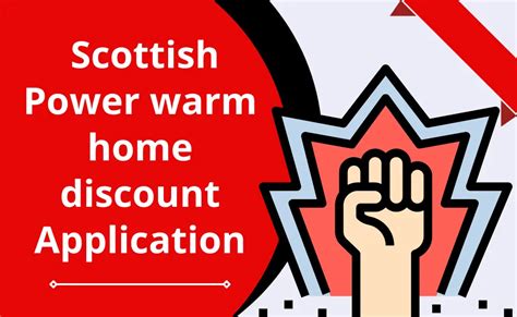 Apply For Scottish Power Warm Home Discount Application 2023