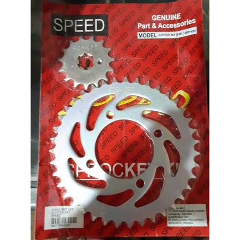 Jual Gear Set Depan Belakang Merek Speed Yamaha Jupiter Mx Old Lama Gir