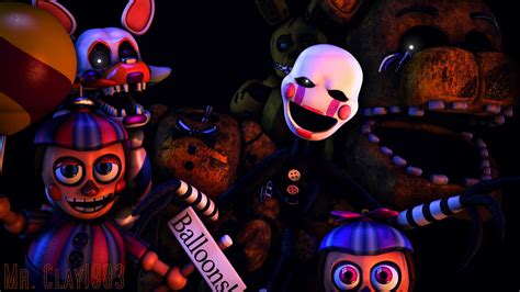 [sfm Fnaf] The Fnaf 2 Cast Part 3 By Mrclay1983 On Deviantart