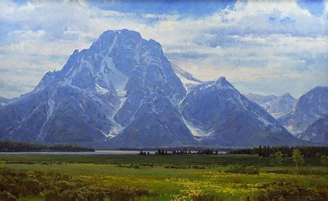 Jackson Hole Art Auction Mount Moran American Painting Jackson Hole