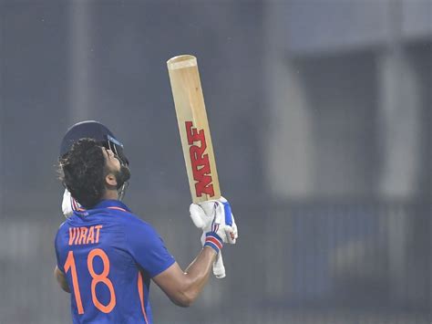 In Pictures Virat Kohli Rules With 45th Odi Century In Indias Big