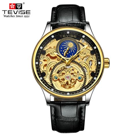 Aliexpress Buy TEVISE Luxury Tourbillon Automatic Mechanical