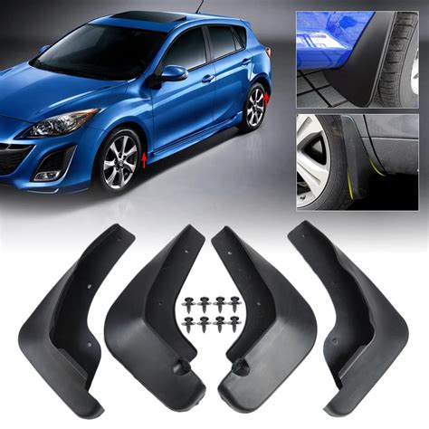 Citall High Grade Semi Rigid Abs Mud Flaps Flap Splash Guards Mudguard