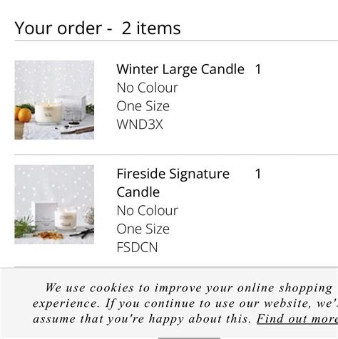 I FINALLY ordered some white company candles to try out .. super excited to get them in the post ...