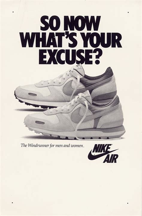 Nike Air Windrunner 1986 Ad Nike Poster Nike Ad Shoe Advertising