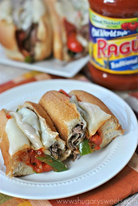 Saucy Cheesesteak Hoagies Shugary Sweets Cheesesteak Hoagie Easy Delicious Recipes Recipes