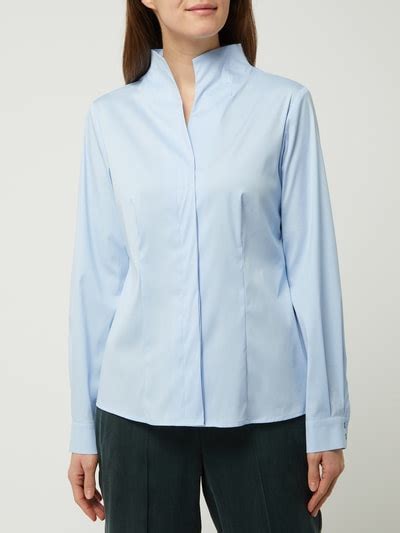 Hechter Paris Bluse Mit Kelchkragen Hellblau Online Kaufen