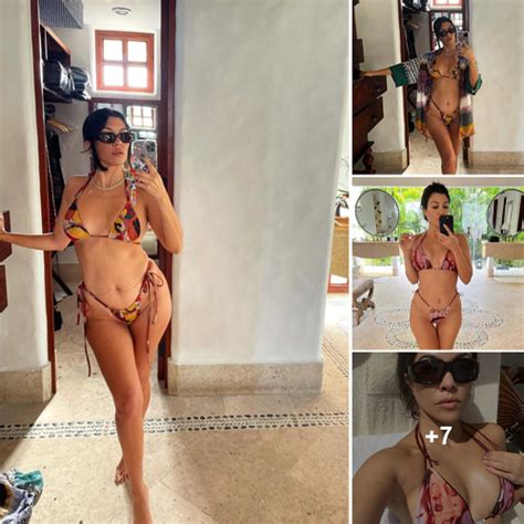 Kourtney Kardashian Sizzles In Bikini Heat Up Your Summer With Her