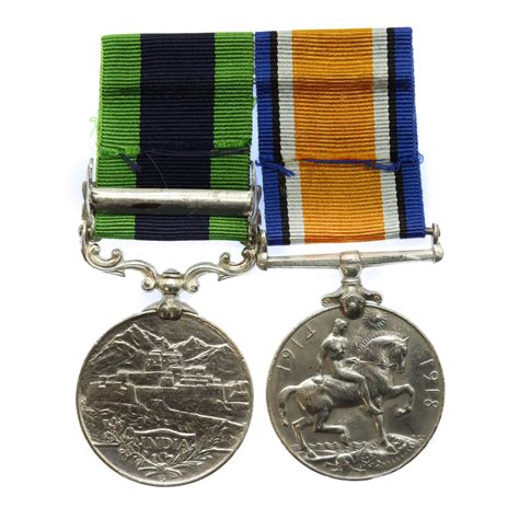 WW1 British War Medal 1908 India General Service Medal Clasp North