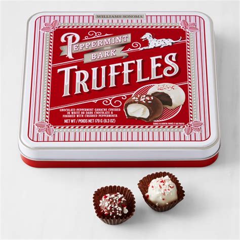 Williams Sonoma Peppermint Bark Truffles | Williams Sonoma