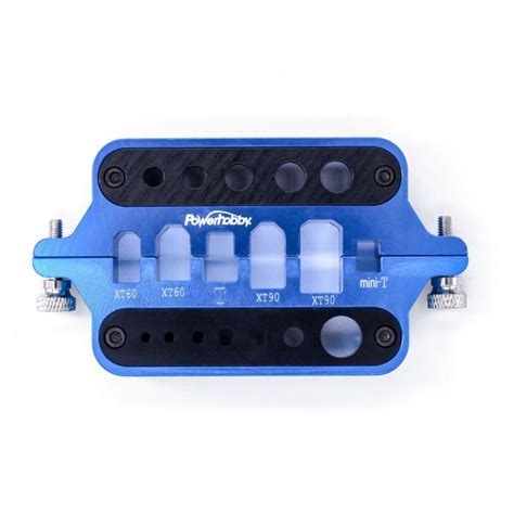 Aluminum RC Connector Soldering Jig Blue – Excel RC