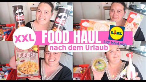 XXL FOOD HAUL LIDL FAMILIEN WOCHENEINKAUF 108 Fräulein Jasmin YouTube