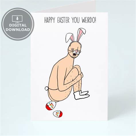 Funny Easter Card - Etsy