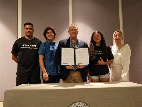 Governor Josh Green M D Action To Improve The Health Of Hawaiʻi’s Youth Sb975