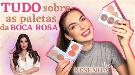 Resenha COMPLETA Das Paletas De ILUMINADOR CONTORNO E BLUSH Da BOCA