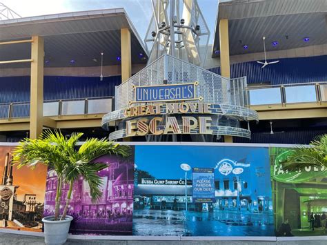 Universal’s Great Movie Escape Rooms Sign Installed at Universal ...