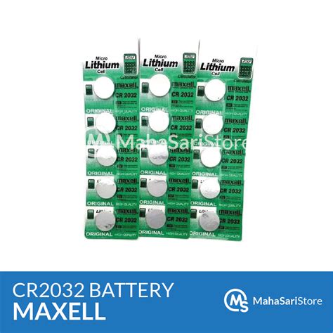 Jual Battery Baterai Batere Kancing Lithium CMOS CR2032 CR 2032 3V