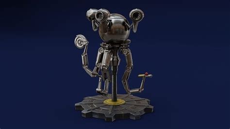 Fallout Codsworth 3d Model 3d Printable Cgtrader