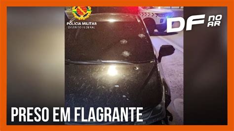 Foragido da Justiça atropela policiais ao tentar escapar de abordagem