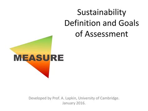 Measure Training Module Sustainability Definitions 1 Pptx