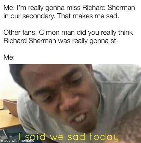 I’m gonna miss Uncle Sherm : r/49ers