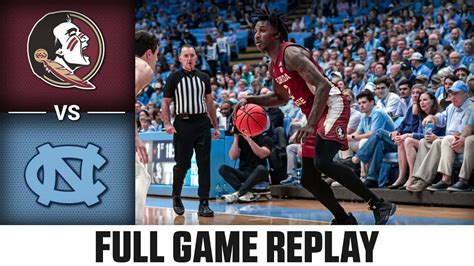 Florida State Vs North Carolina Full Game Replay 2023 24 Acc Mens