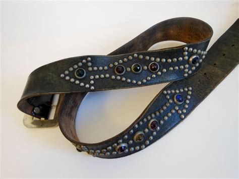 50 S Studded Belt Vintage 1950 S Studded Jeweled By Thegallivant