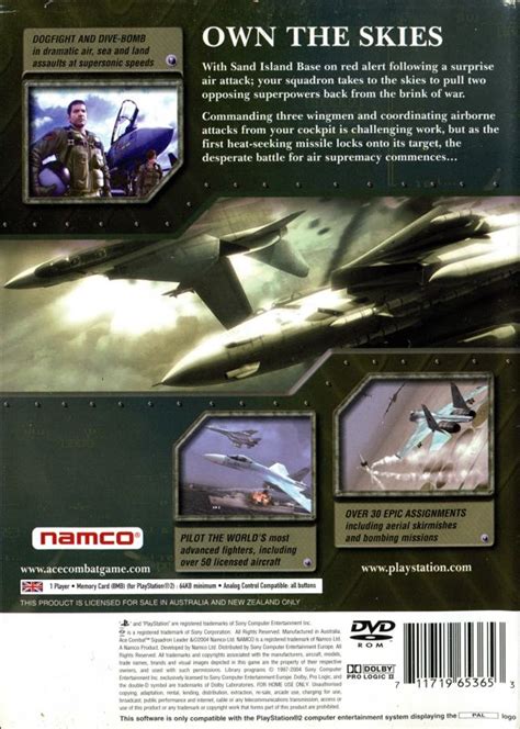 Ace Combat The Unsung War Cover Or Packaging Material Mobygames