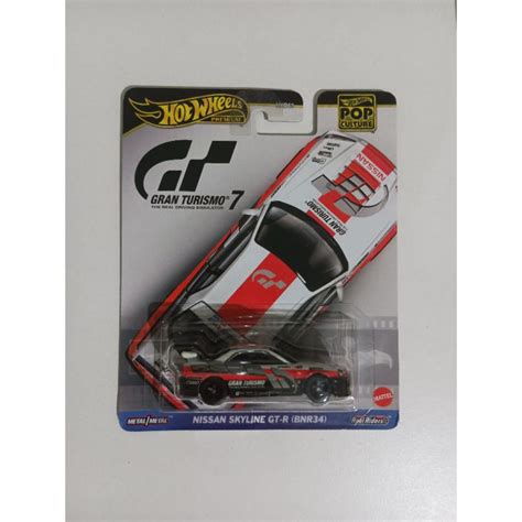 Jual Hot Wheels Premium Pop Culture Nissan Skyline GT R BNR Gran Turismo Shopee Indonesia