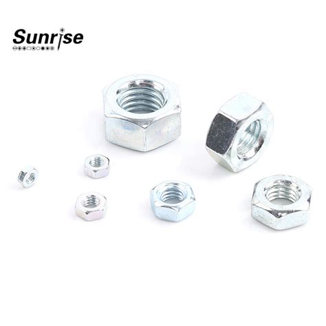 Hardware Fastener Nuts Supplier Hex Hexagon Galvanised Nut Din