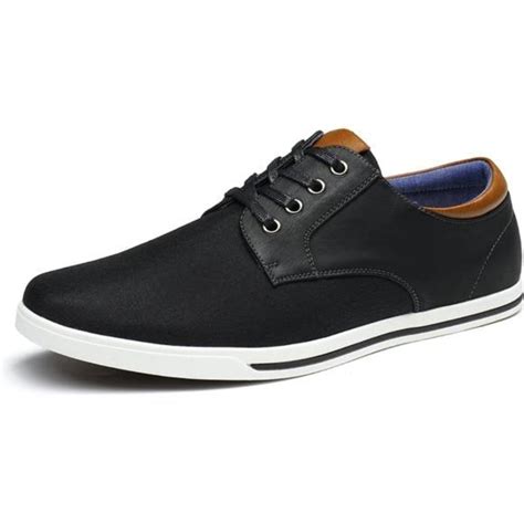 Bruno Marc Shoes Mens Rivera Oxfords Shoes Sneakers Black Brand New