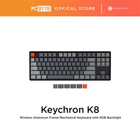 Keychron K8 Wireless RGB Aluminum Hot Swap Mechanical Keyboard Shopee Malaysia