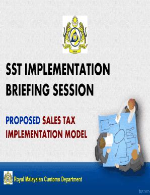 Fillable Online Sales Tax And Service Tax Sst Framework Deloitte