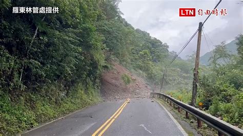 宜蘭太平山聯外道路坍方下午4點單線搶通 170名旅客最快13日下山（羅東林管處提供） 自由電子報影音頻道