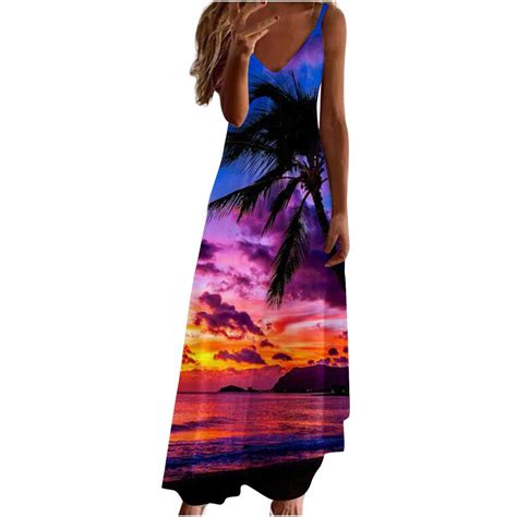 Cobkk Maxi Dress For Women Beach Vacation Clearance Fashionable Women S