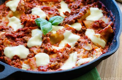 Easy Skillet Lasagna